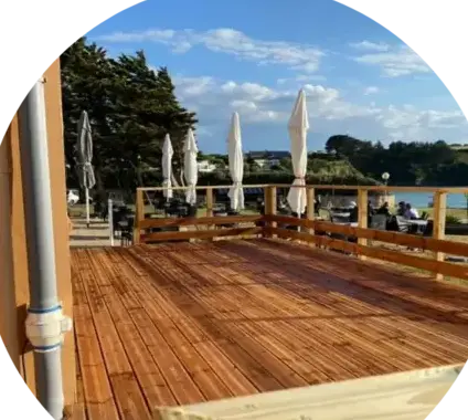 pose de terrasse en bois Argol-5