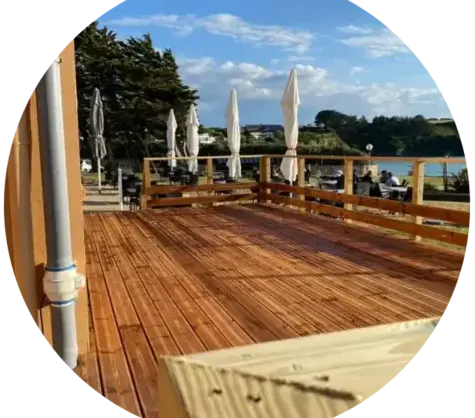 pose de terrasse en bois à Crozon - image 3